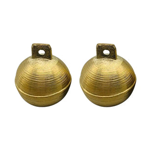 2PCS Durable Brass Animal Bells Loud Tracking Bells for Cows Dogs & Pets