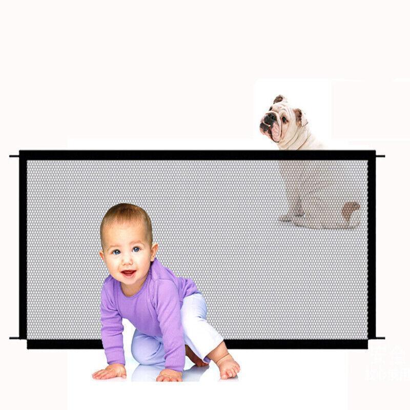 Dog Pet Gate Mesh Safe Fence Barrier Guard Stair Enclosure Baby Puppy Safety Net