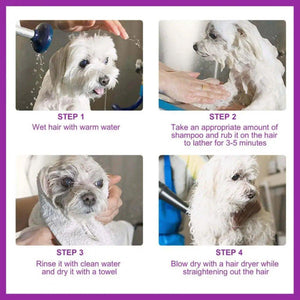 Natural Pet Shampoo for Dogs and Cats Gentle and Deodorizing Formula