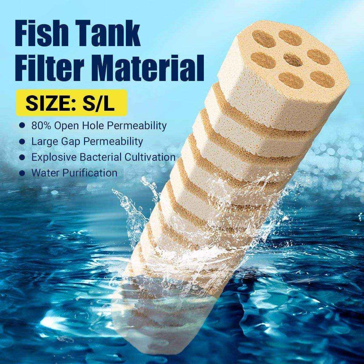 Octagonal Ceramic Fish Tank Filter Material
