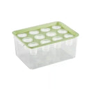 Transparent Rectangular Aquarium 12Hole Lid Portable Hydroponic Plant Fish Tank