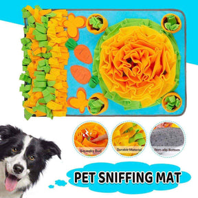 Dog Snuffle Toys – Interactive Pet Sniff Mat for Slow Feeding and Mental Stimulation
