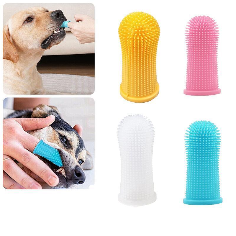 Easy-to-Use Finger Toothbrush for Dogs – Gentle Silicone Pet Dental Care