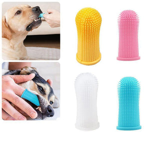 Easy-to-Use Finger Toothbrush for Dogs – Gentle Silicone Pet Dental Care