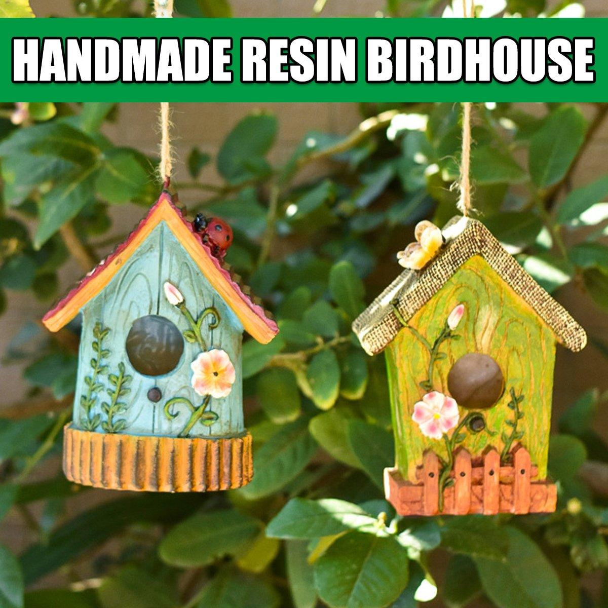 Bird House Resin Crafts Ornaments