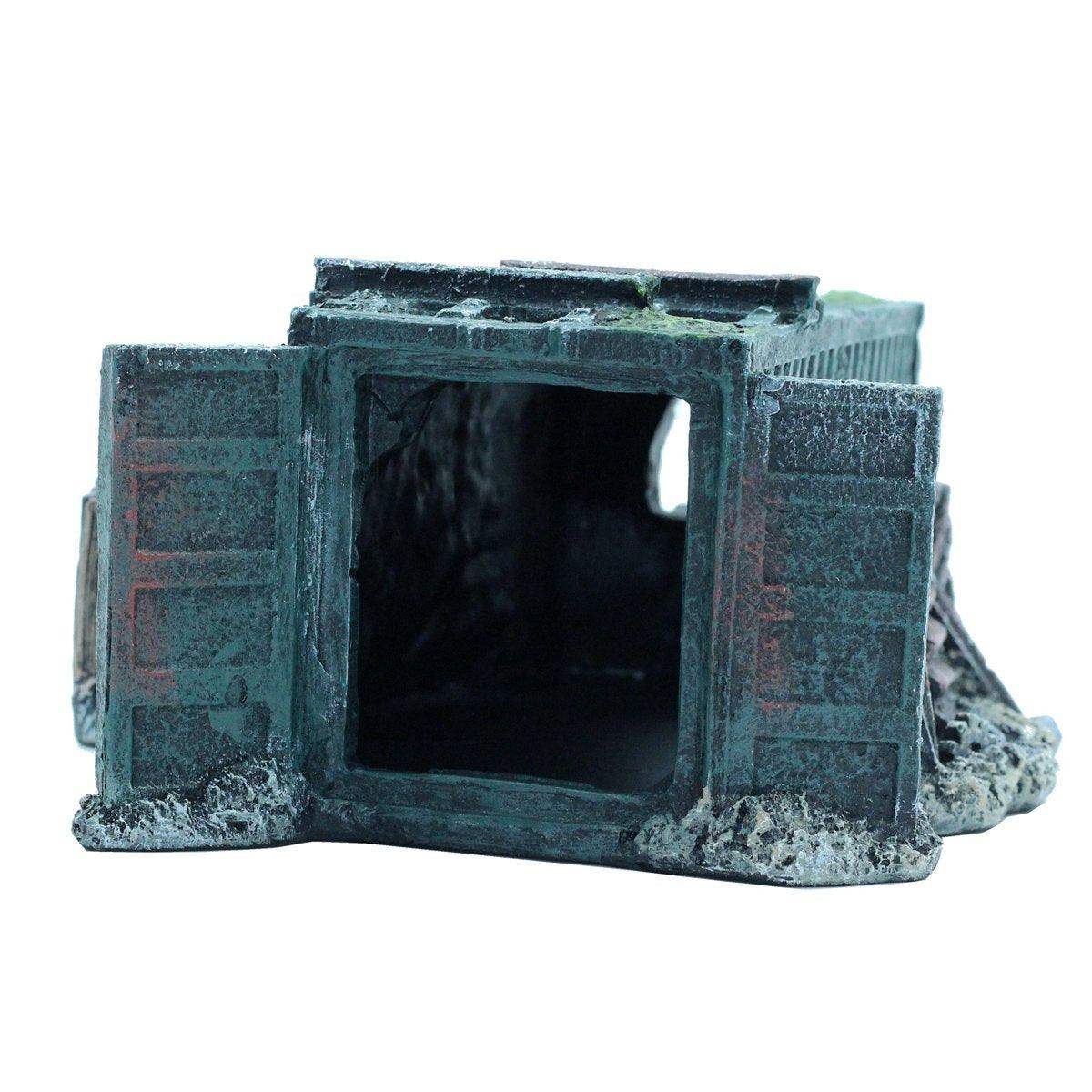 Realistic Aquarium Wreckage Decoration Resin Hiding Spot for Fish & Shrimp