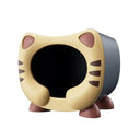 Semi-Enclosed Cat Bed Waterproof & Cozy Pet House for Cats Up to 7.5kg