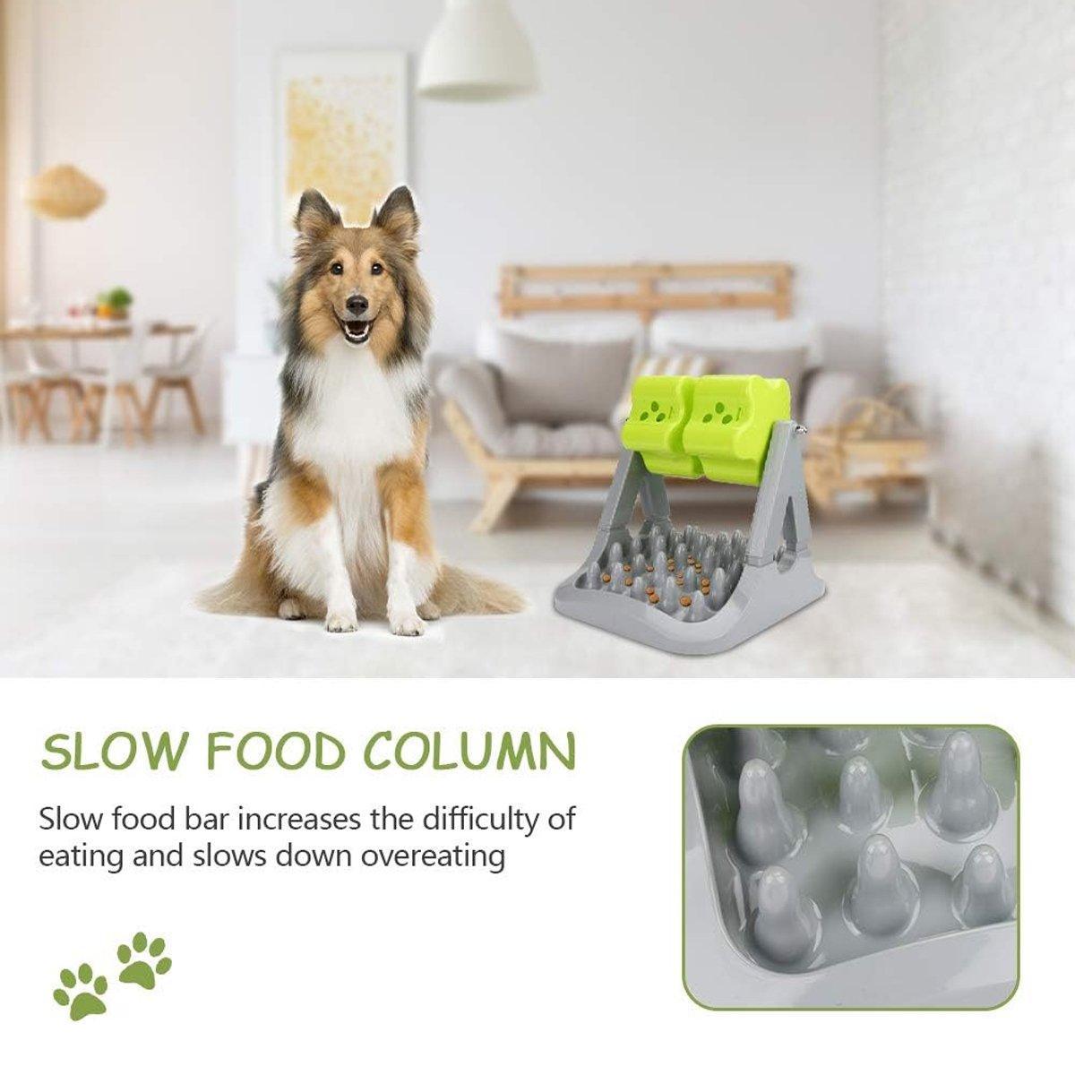 Interactive Pet Food Dispensing Roller Toy Slow Feeder for Dogs & Cats