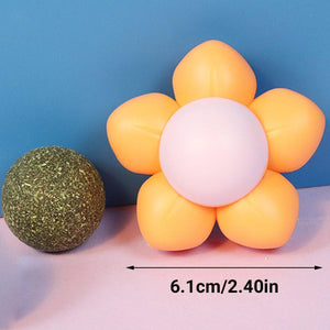 Catnip Ball Cat Toy Rotating Mint Ball Toy