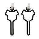 2X Leash Attachment Dog Poo Bag Holder Waste Bag Carrier Large Bearing Capacity