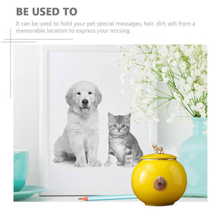 Pet Urn Medium - Memorial Keepsake Urn for Cat & Dog Ashes