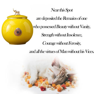 Pet Urn Medium - Memorial Keepsake Urn for Cat & Dog Ashes