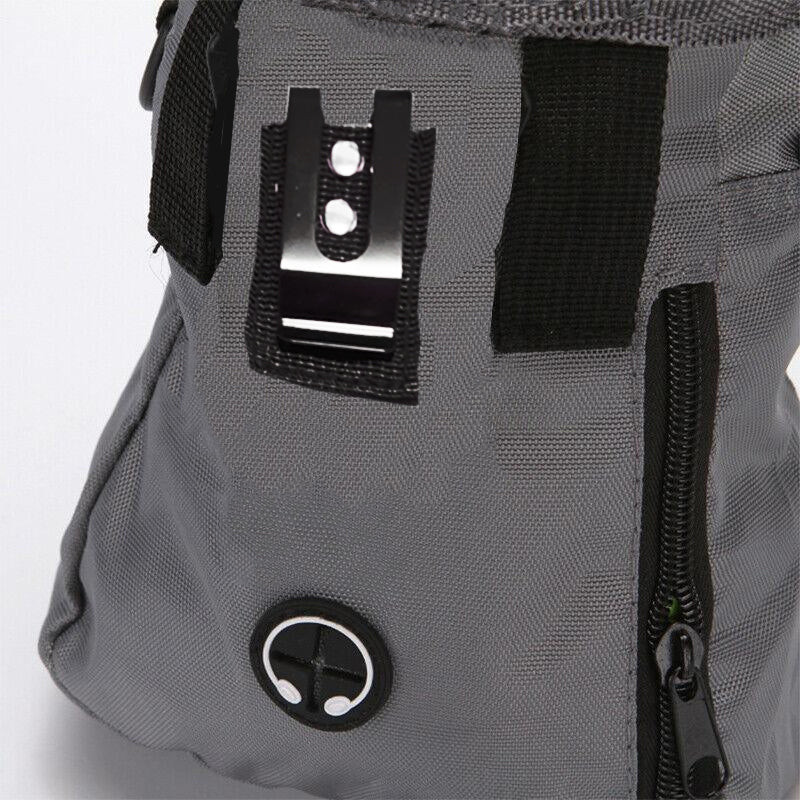 Dog Training Treat Pouch Black/Grey
