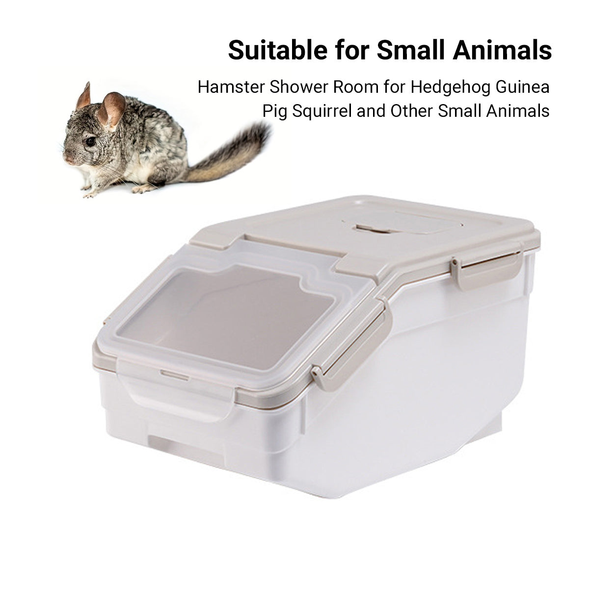 Small Animal Bath House With Lid