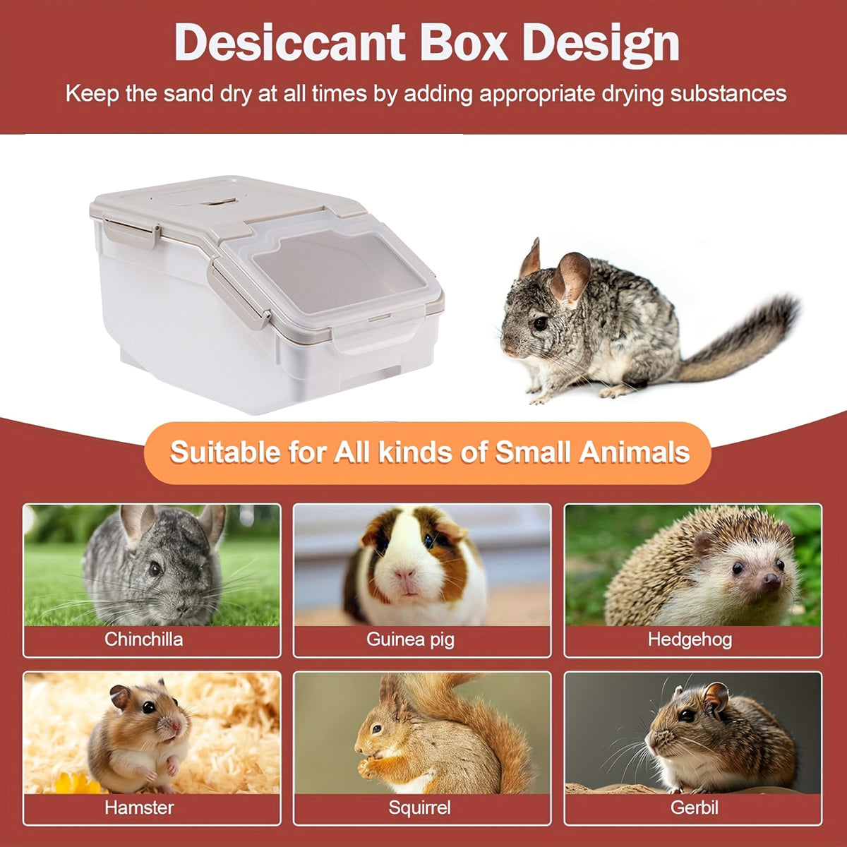 Small Animal Bath House With Lid