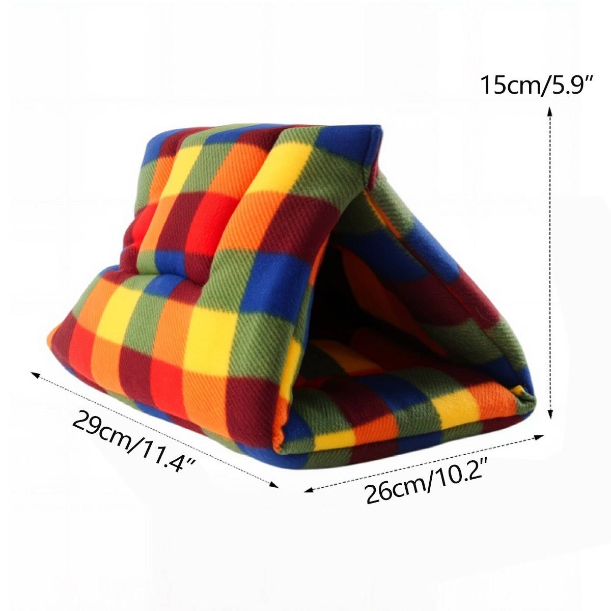 Small Pet Hiding Nest – Fleece Triangle Tent for Rabbits & Guinea Pigs
