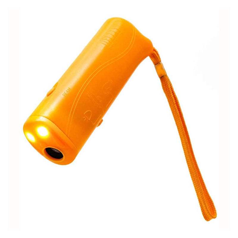 Ultrasonic Dog Repeller Deterrent Device Handheld Dog Chaser with LED Flashlight