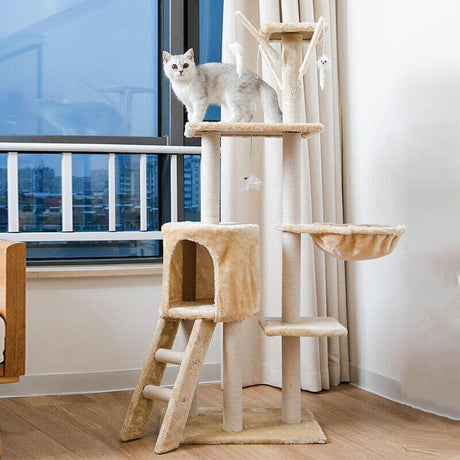 Multi-Level Cat Tower Cat Tree 