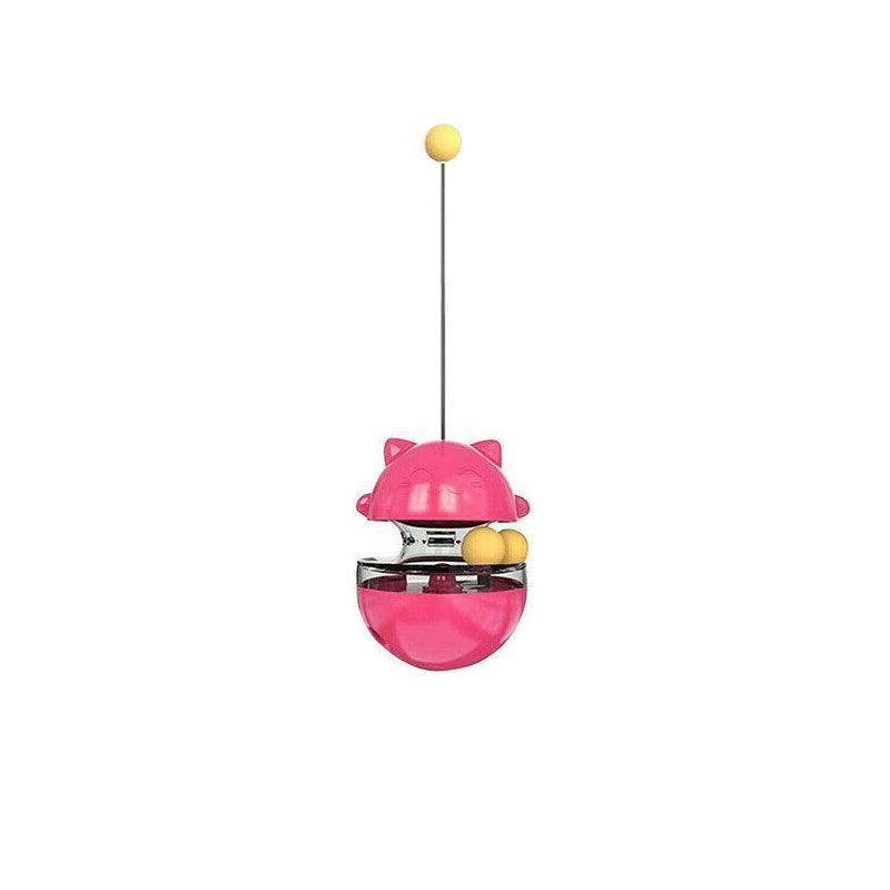 Interactive Cat Treat Ball for Self-Play and Slow Feeding