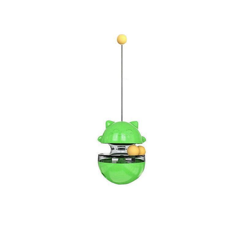 Interactive Cat Treat Ball for Self-Play and Slow Feeding