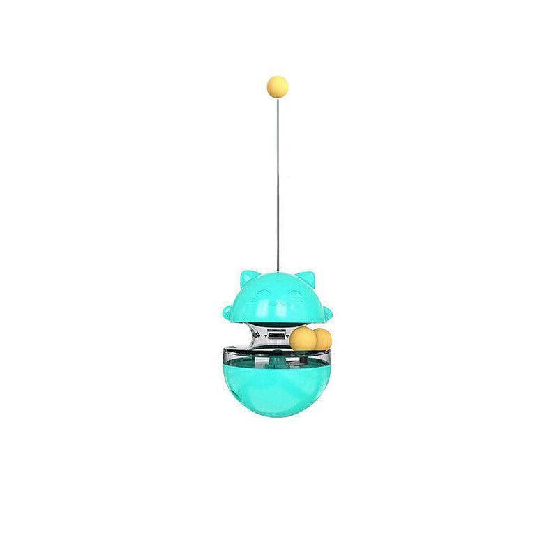Interactive Cat Treat Ball for Self-Play and Slow Feeding