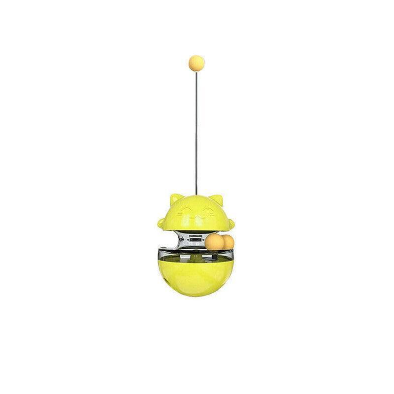 Interactive Cat Treat Ball for Self-Play and Slow Feeding