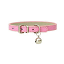 Stylish Designer Dog Collars Premium PU Leather & Adjustable Fit 9 Colours