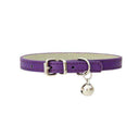 Stylish Designer Dog Collars Premium PU Leather & Adjustable Fit 9 Colours