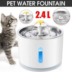 LED Automatic Pet Water Fountain for Hydrated Pets