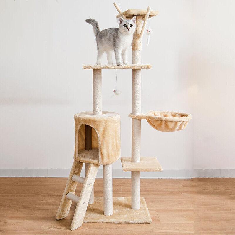 Multi-Level Cat Tower Cat Tree 4 Colours
