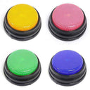 Recordable Talking Buttons For Pet Training 4 Colours