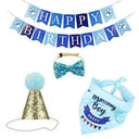 Pet Happy Birthday Party Set Pink/Blue