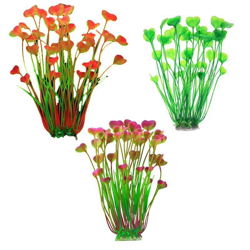 Faux Aquarium Plants Artificial Water Plants 40cm 3 Colours