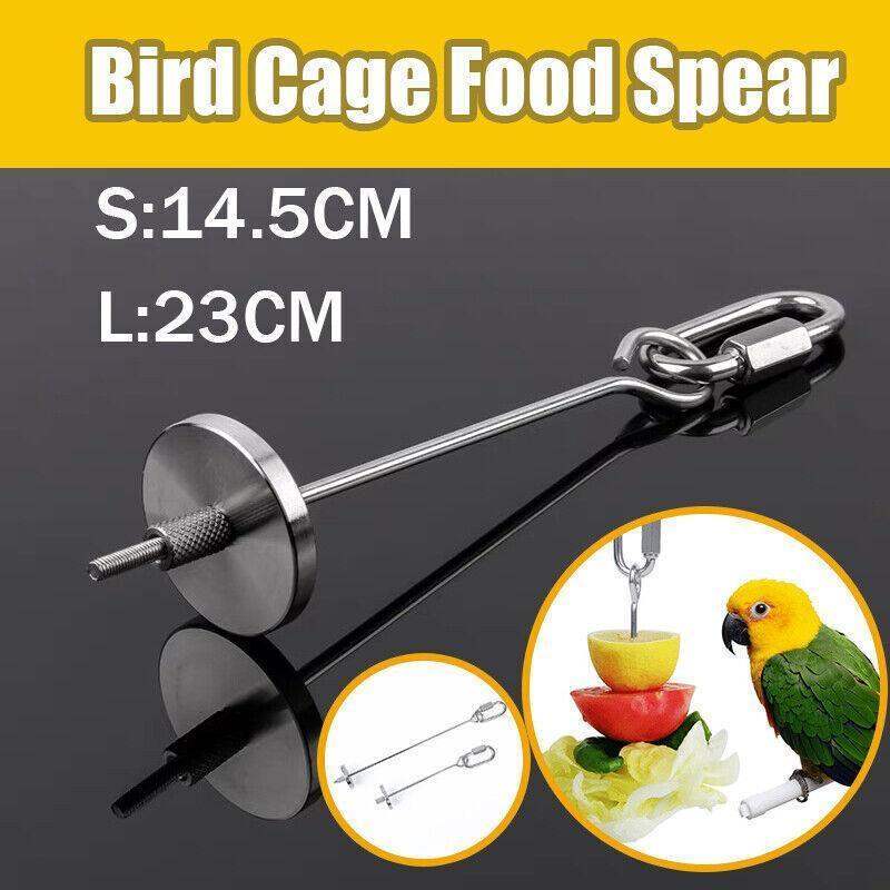 Durable Stainless Steel Bird Skewer For Cage Feeding
