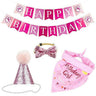 Pet Happy Birthday Party Set Pink/Blue