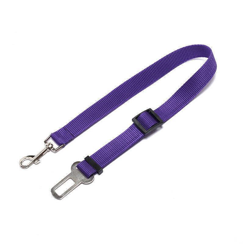2x Adjustable Dog Seat Belt For Car 5 Colours