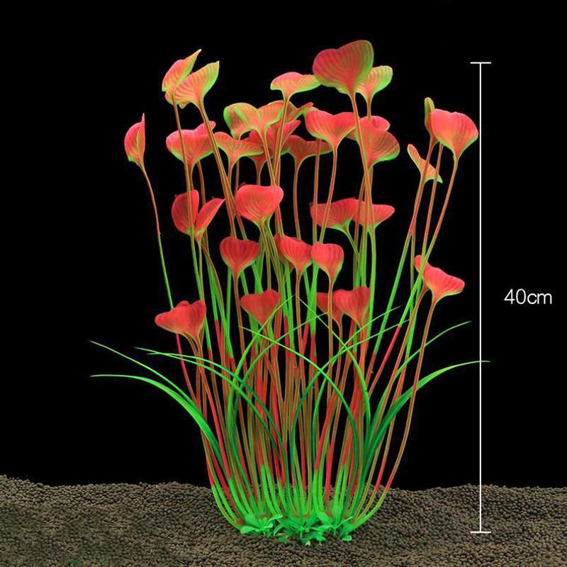Faux Aquarium Plants Artificial Water Plants 40cm 3 Colours